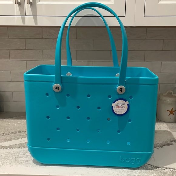 BOGG BAG Bags Bogg Bag Large Beachpool Tote Tiffany Blue Poshmark